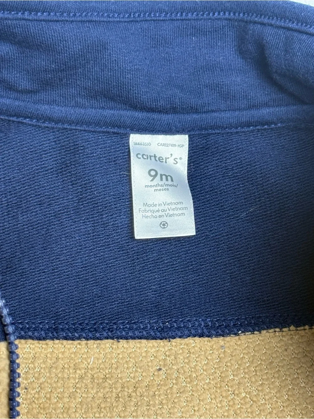 Carter’s Baby Boys Sherpa Fleece Colorblock Vest